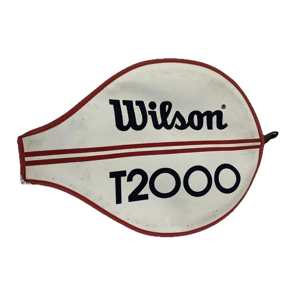 Vtg Wilson T2000 Tennis Racket with Cover‎ 4.5